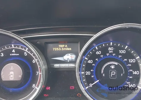 2014 Hyundai Sonata Se z USA, uszkodzony, nr VIN 5NPEC4ACXEH848362